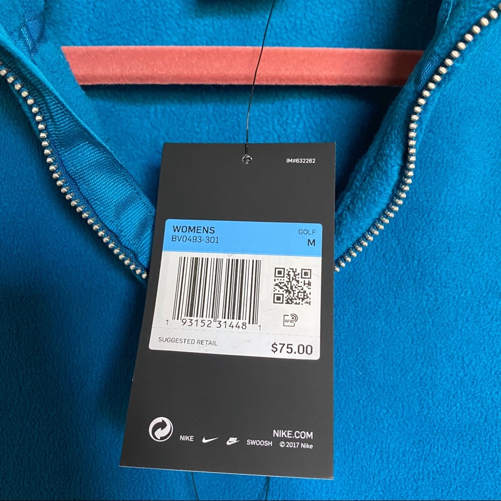 Nwt Nike Quarter Zip Pullover Sweatshirt - Size Medium - Picture 6 of 7